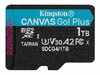 Mälukaart Kingston Canvas Go Plus SDCG4/1TBSP, microSDXC, 1TB