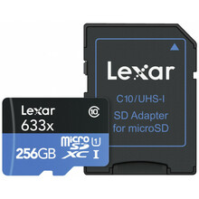 Mälukaart Lexar LSDMI256BB633A microSDXC, UHS-I, V30, 256GB