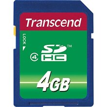 Mälukaart Transcend TS4GSDHC4 SDHC, CL4, 4GB