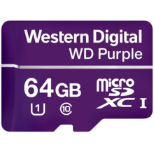 Mälukaart Western Digital WD Purple WDD064G1P0C, microSDXC, UHS-I, CL10, 64GB