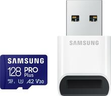 Mälukaart Samsung PRO Plus MB-MD128SB/WW, microSDXC, UHS-I, CL10, 128GB