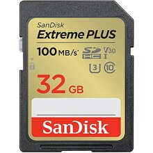 Mälukaart Sandisk Extreme Plus SDSDXWT-032G-GNCIN, SDHC, UHS-I, CL10, 32GB