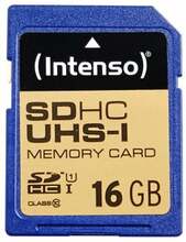 Mälukaart Intenso SDHC UHS-I, CL10, 16GB