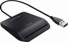ID-kaardilugeja Trust Primo Smartcard Reader 23890, must
