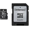 Mälukaart Intenso Micro SDHC, UHS-I, CL10, 16GB