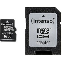 Mälukaart Intenso Micro SDHC, UHS-I, CL10, 16GB