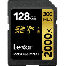 Mälukaart Lexar SDXC Pro 2000X LSD2000128G-BNNNG, UHS-II, V90, 128GB