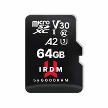 Mälukaart Goodram IRDM IR-M2AA-0640R12, microSDXC, UHS-I, CL10, 64GB
