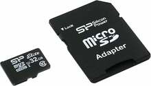 Mälukaart Silicon Power Elite SP032GBSTHBU1V10SP MicroSDHC, UHS-I, CL10, 32GB