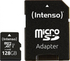 Mälukaart Intenso microSDXC + Adapter, UHS-I, CL10, 128GB
