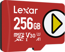 Mälukaart Lexar Play LMSPLAY256G-BNNNG UHS-I, CL10, 256GB, punane