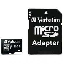 Mälukaart Verbatim Micro SDHC, UHS-I, CL10, 16GB