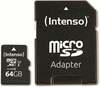 Mälukaart Intenso Micro SDXC 3424490, UHS-I, CL10, 64GB