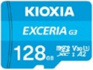 Mälukaart Kioxia Exceria G3 microSDXC, UHS-I, CL10, 128GB