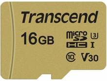 Mälukaart Transcend 500S TS16GUSD500S, microSDHC, CL10, 16GB