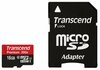 Mälukaart Transcend microSDHC, SD adapter, UHS-I, CL10, 16GB