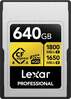 Mälukaart Lexar Professional Gold CFexpress 4.0 Pro LCAGOLD640G-RNENG, 640GB