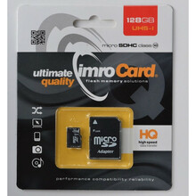 Mälukaart Imro MicroSDHC PAMIMRSDG0010, UHS-I, CL10, 128GB