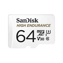 Mälukaart Sandisk High Endurance SDSQQNR-064G-GN6IA microSDXC, UHS-3, 64GB