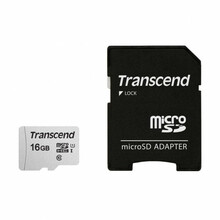 Mälukaart Transcend SD300S-A, microSDHC, UHS-I, CL10, 16GB