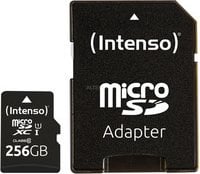 Mälukaart Intenso microSDXC, UHS-I, CL10, 256GB