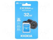 Mälukaart Kioxia Exceria LNEX2L032GG4, microSDHC, UHS-I, CL10, 32GB
