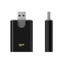 Kaardilugeja Silicon Power Combo SPU3AT5REDEL300K, USB 3.2, SD/MMC, microSD