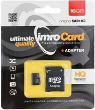 Mälukaart Imro PAMIMRSDG0018 MicroSDHC, CL4, 16GB