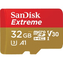 Mälukaart Sandisk Extreme SDSQXAF-032G-GN6GN microSDXC, UHS-I, CL10, 32GB