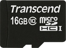 Mälukaart Transcend TS16GUSDC10 microSDHC, CL10, 16GB