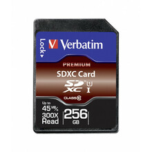 Mälukaart Verbatim Premium V44026 SDXC, UHS-I, CL10, 256GB