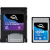 Mälukaart OWC CFexpress Atlas Pro R1850/W1700/VPG200, 480GB