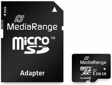 Mälukaart MediaRange MR946 MicroSDXC, UHS-I, CL10, 256GB