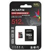 Mälukaart Adata AUSDX512GUI3V30SHA2-RA1 microSDXC, UHS-I, U3, V30, 512GB