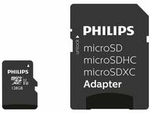 Mälukaart Philips FM12MP45B, microSDXC, UHS-I, CL10, 128GB