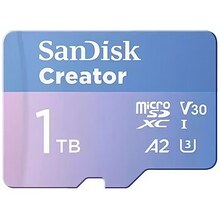 Mälukaart Sandisk Creator SDSQXAV-1T00-GN6MS, microSDXC, UHS-I, 1TB