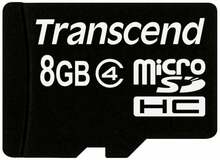 Mälukaart Transcend MicroSDHC TS8GUSDC4, Class 4, 8GB