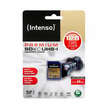 Mälukaart Intenso SDXC, UHS-I, CL10, 128GB