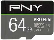 Mälukaart PNY Pro Elite P-SDU64GV31100PRO-GE, microSDXC, 64GB