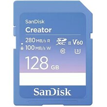 Mälukaart Sandisk Creator SDSDXEP-128G-GNCIS, SDXC, UHS-II, 128GB