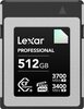 Mälukaart Lexar Professional Diamond 4.0 CFexpress LCXEXD4512G-RNENG, 512GB