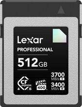 Mälukaart Lexar Professional Diamond 4.0 CFexpress LCXEXD4512G-RNENG, 512GB