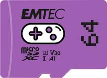 Mälukaart Emtec mSD UHS-I, CL10, 64GB, lilla