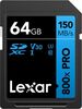 Mälukaart Lexar Professional 800x LSD0800P064G-BNNNG, SDXC, UHS-I, 64GB