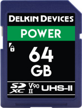 Mälukaart Delkin SDXC Power 2000X UHS-II, CL10, 64GB