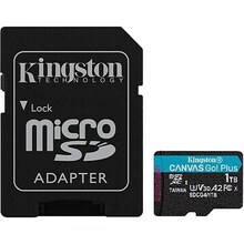Mälukaart Kingston Canvas Go Plus, microSDXC, UHS-I, CL10, 1TB