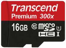 Mälukaart Transcend Premium UHS-I, CL10, 16GB