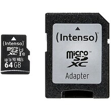 Mälukaart Intenso Micro SDXC 3433490, UHS-I, CL10, 64GB
