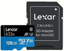 Mälukaart Lexar Blue Plus LMSBLPL128G-BNANG microSDXC, UHS-I, CL10, 128GB