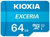 Mälukaart Kioxia Exceria LMEX1L064GG2, microSDXC, UHS-I, CL10, 64GB